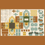 Ponderosa Natural 20868 11 Moda Stacy Iest Hsu for Moda - Cut & Sew Doll Panel - Horse Barn