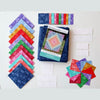 Quilt-Set „Frances Dream“: Vorgeschnitten mit Stoff, Einfassung und Rückseite – ideal für Anfänger (149,9 x 175,7 cm).