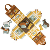 Ponderosa Natural 20868 11 Moda Stacy Iest Hsu for Moda - Cut & Sew Doll Panel - Horse Barn