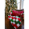 EasyStart Festliches Quilt-Set mit vorgeschnittenen Motiven – komplett mit Weihnachtsmustern, Bindung und Rückseite