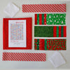 EasyStart Festliches Quilt-Set mit vorgeschnittenen Motiven – komplett mit Weihnachtsmustern, Bindung und Rückseite