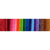 102 Rainbow Swirl pre cut charm pack 5" squares 100% cotton fabric quilt