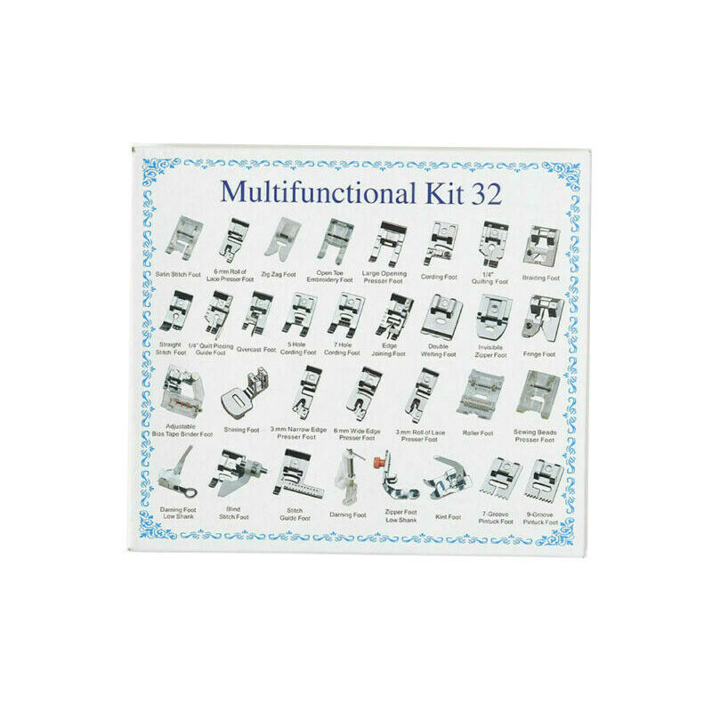 32 pcs Sewing Machine Presser Feet Set - The Fabric Hut