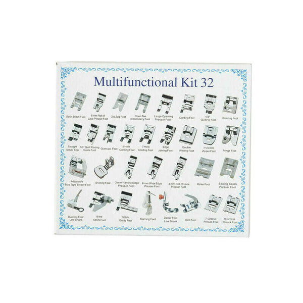 32 pcs Sewing Machine Presser Feet Set - The Fabric Hut