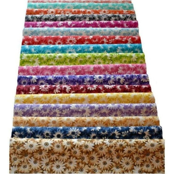 102 piece Flower Shower pre-cut charm pack 5" squares 100% cotton fabric quilt