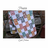 PRE-CUT Prairie Flowers Quilt Kit: Fabric, Pattern, Binding, Backing Included!