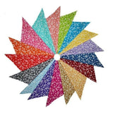 102 piece Flower Shower pre-cut charm pack 5" squares 100% cotton fabric quilt
