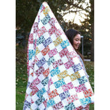 PRE-CUT Prairie Flowers Quilt Kit: Fabric, Pattern, Binding, Backing Included!